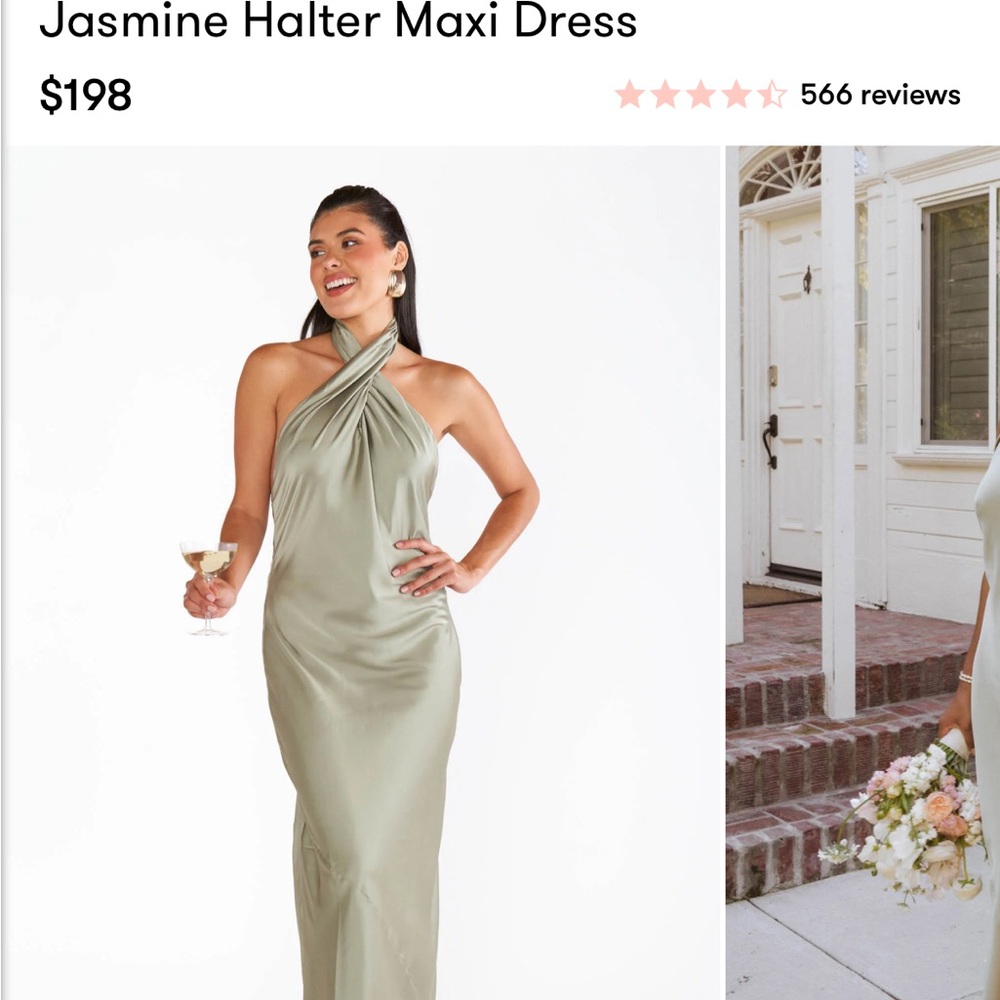 Show Me Your Mumu Jasmine Halter Maxi Dress